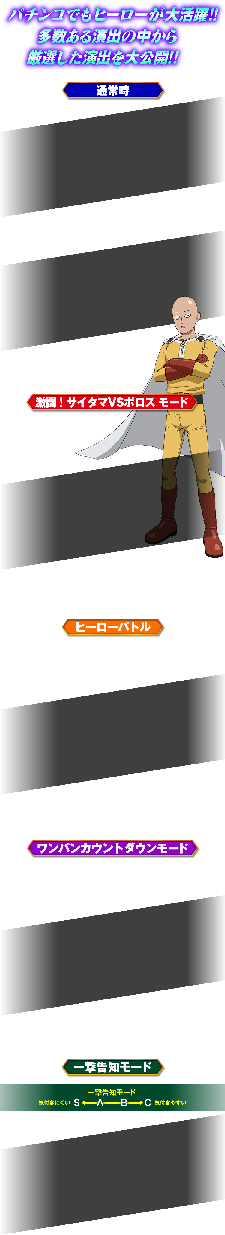 かつてない“パチンコでもヒーローが大活躍!!多数ある演出の中から厳選した演出を大公開!!